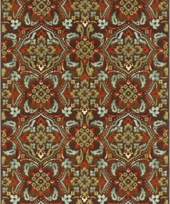 Well Woven 3'x5' Florence Brown Traditional Rug