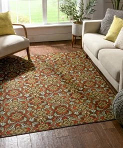 Well Woven 3'x5' Florence Brown Traditional Rug