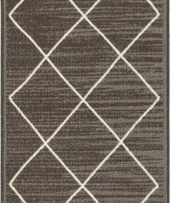 Well Woven Moroccan Clover Grey Modern Rug