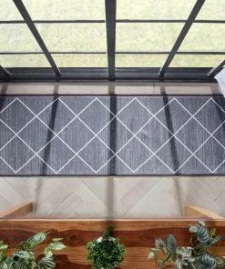 Well Woven Moroccan Clover Grey Modern Rug