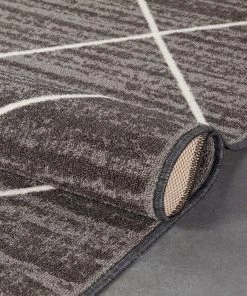 Well Woven Moroccan Clover Grey Modern Rug