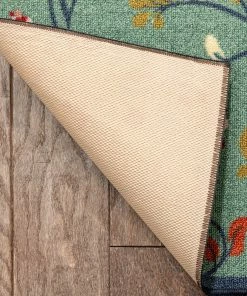 Well Woven Custom Size Runner Judith Transitional Botanical Floral Light Blue 22 Inch Wide X Choose Your Length Machine Washable Hallway Runner Rug