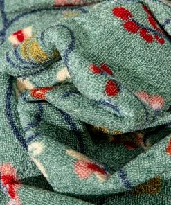 Well Woven Custom Size Runner Judith Transitional Botanical Floral Light Blue 22 Inch Wide X Choose Your Length Machine Washable Hallway Runner Rug