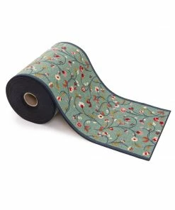 Well Woven Custom Size Runner Judith Transitional Botanical Floral Light Blue 22 Inch Wide X Choose Your Length Machine Washable Hallway Runner Rug