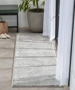 Well Woven Global Marjorie Vintage Oriental Persian Panel Ivory Rug