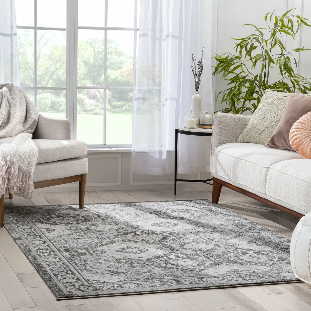 Well Woven Marjorie Vintage Oriental Persian Panel Dark Grey Rug Global 12 Well Woven Marjorie Vintage Oriental Persian Panel Dark Grey Rug Global