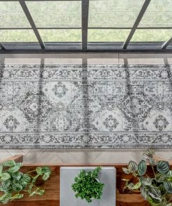 Well Woven Marjorie Vintage Oriental Persian Panel Dark Grey Rug Global 22 Well Woven Marjorie Vintage Oriental Persian Panel Dark Grey Rug Global