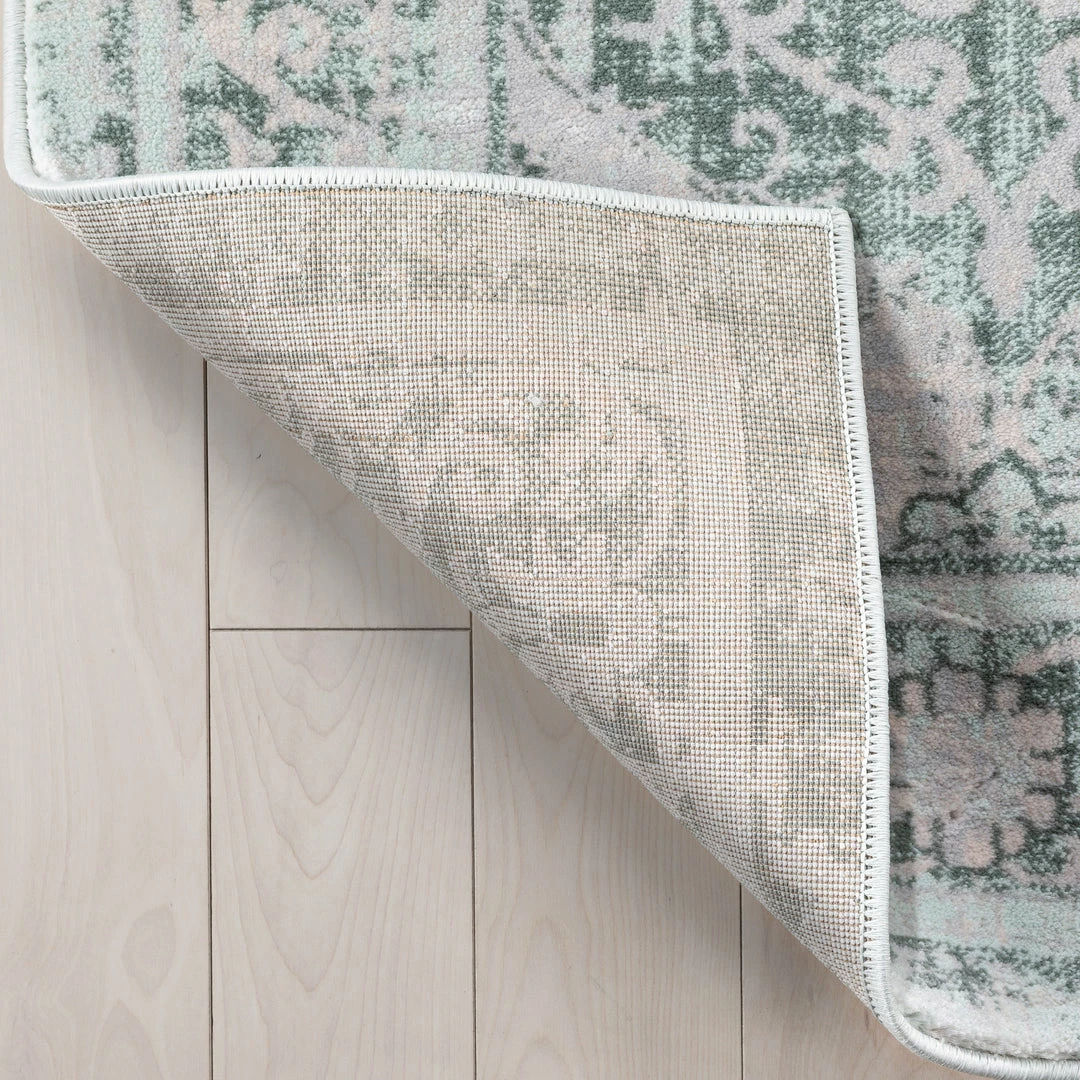 Well Woven Global Marjorie Vintage Oriental Persian Panel Teal Rug 5 Well Woven Global Marjorie Vintage Oriental Persian Panel Teal Rug