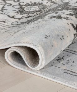 Well Woven Marjorie Vintage Oriental Persian Panel Grey Rug Global