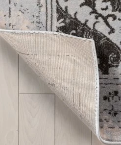 Well Woven Marjorie Vintage Oriental Persian Panel Grey Rug Global