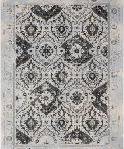 Well Woven Marjorie Vintage Oriental Persian Panel Grey Rug Global
