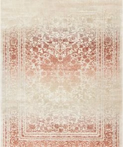 Well Woven Melange Copper Vintage Modern Rug
