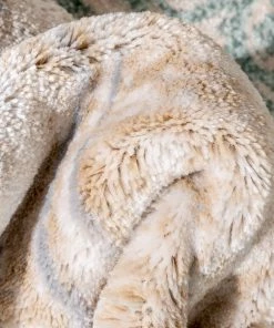 Well Woven Melange Blue Vintage Modern Rug