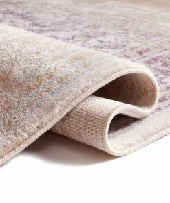 Well Woven Melange Lavender Vintage Modern Rug