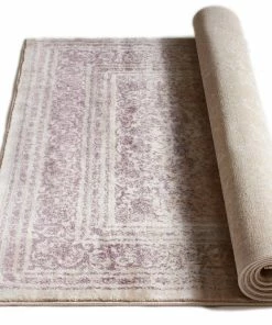 Well Woven Melange Lavender Vintage Modern Rug