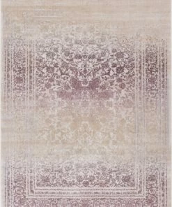 Well Woven Melange Lavender Vintage Modern Rug