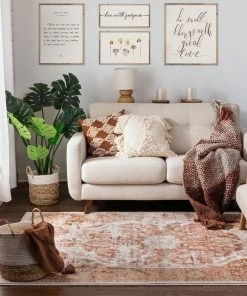 Well Woven Global Maxwell Copper Vintage Modern Rug 12 Well Woven Global Maxwell Copper Vintage Modern Rug