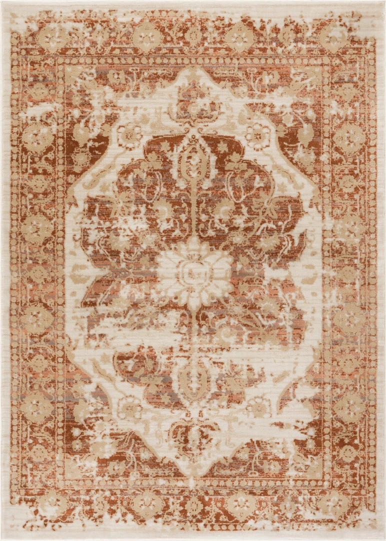 Well Woven Global Maxwell Copper Vintage Modern Rug 1 Well Woven Global Maxwell Copper Vintage Modern Rug