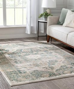 Well Woven Maxwell Vintage Modern Blue Rug Global