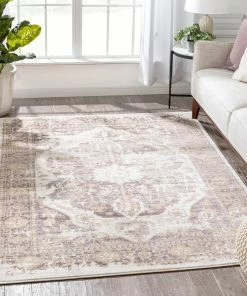 Well Woven Maxwell Lavender Vintage Modern Rug Global