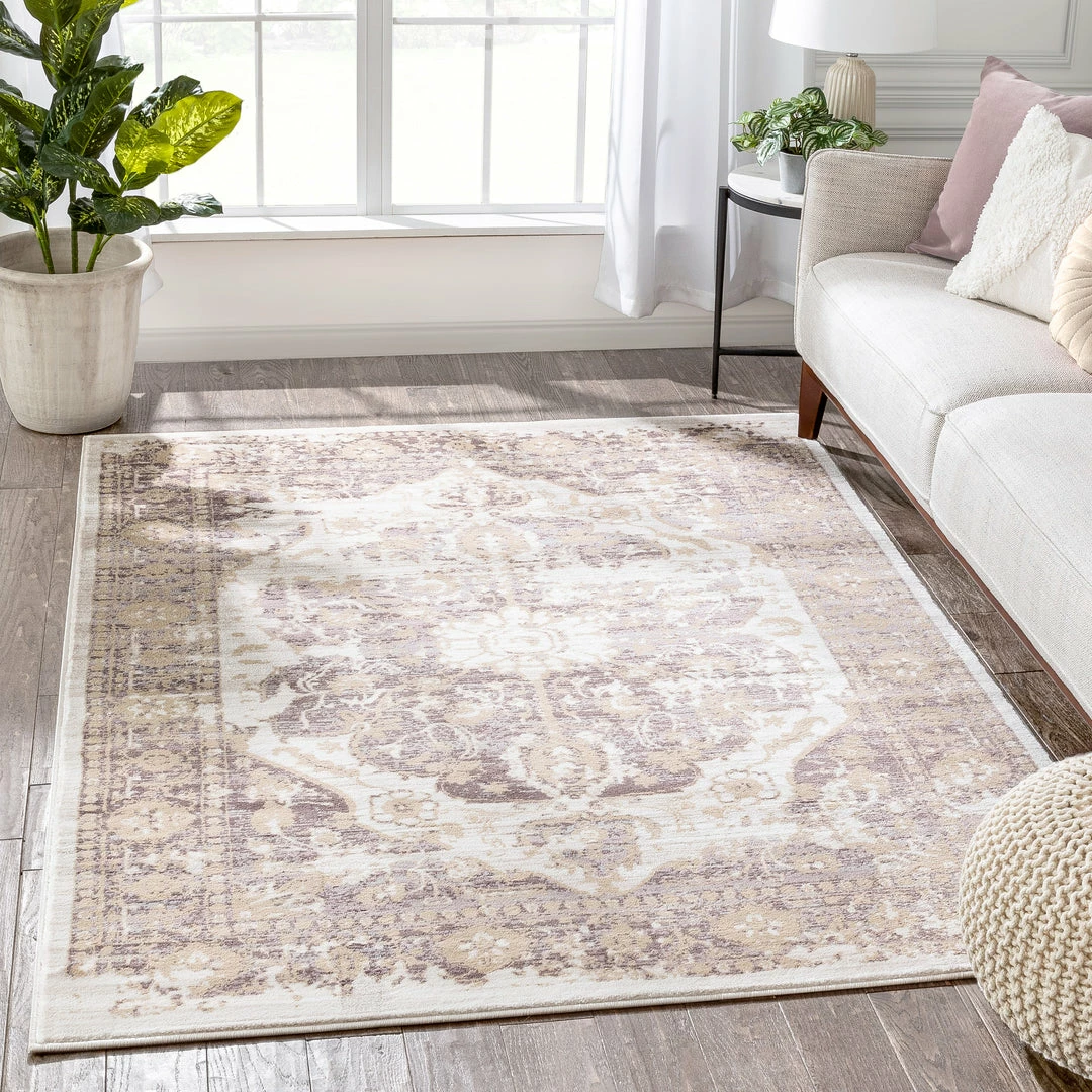 Well Woven Maxwell Lavender Vintage Modern Rug Global 1 Well Woven Maxwell Lavender Vintage Modern Rug Global