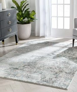 Well Woven Ciato Blue Vintage Modern Rug
