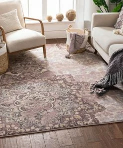 Well Woven Ciato Lavender Vintage Modern Rug