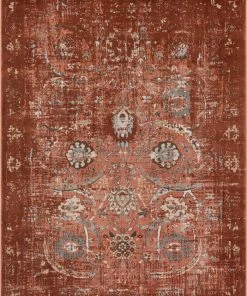 Well Woven Goa Copper Vintage Modern Rug