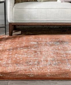 Well Woven Goa Copper Vintage Modern Rug
