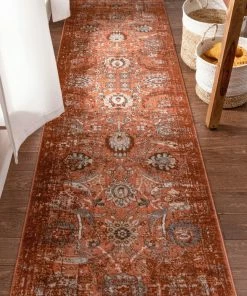 Well Woven Goa Copper Vintage Modern Rug