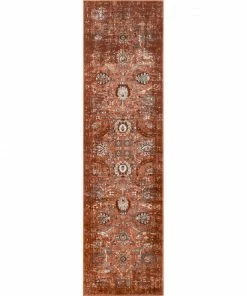 Well Woven Goa Copper Vintage Modern Rug