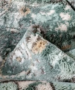 Well Woven Global Goa Turkish Blue/Green Vintage Modern Rug