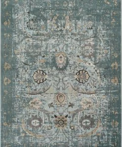 Well Woven Global Goa Turkish Blue/Green Vintage Modern Rug