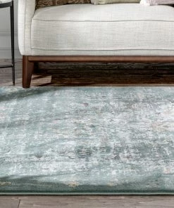 Well Woven Global Goa Turkish Blue/Green Vintage Modern Rug