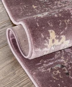 Well Woven Global Goa Modern Vintage Lavender Rug