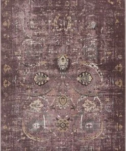 Well Woven Global Goa Modern Vintage Lavender Rug