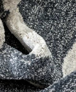 Well Woven Triangles Modern Geometric Pattern Grey Kids Rug Vintage