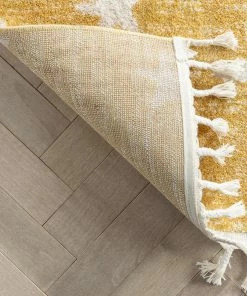 Well Woven Vintage Stars Modern Geometric Yellow Kids Rug 24 Well Woven Vintage Stars Modern Geometric Yellow Kids Rug