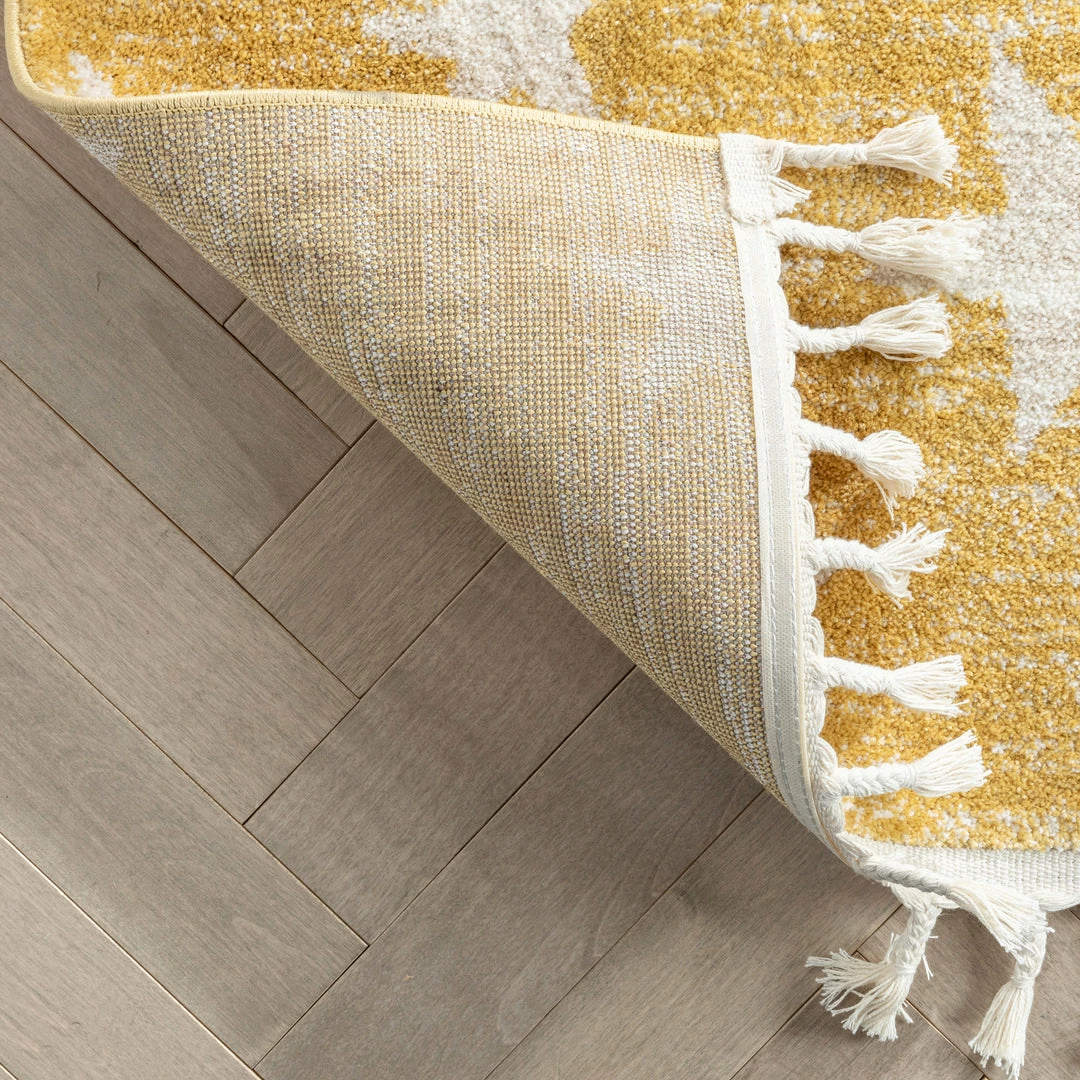 Well Woven Vintage Stars Modern Geometric Yellow Kids Rug 5 Well Woven Vintage Stars Modern Geometric Yellow Kids Rug