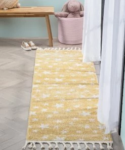 Well Woven Vintage Stars Modern Geometric Yellow Kids Rug 34 Well Woven Vintage Stars Modern Geometric Yellow Kids Rug