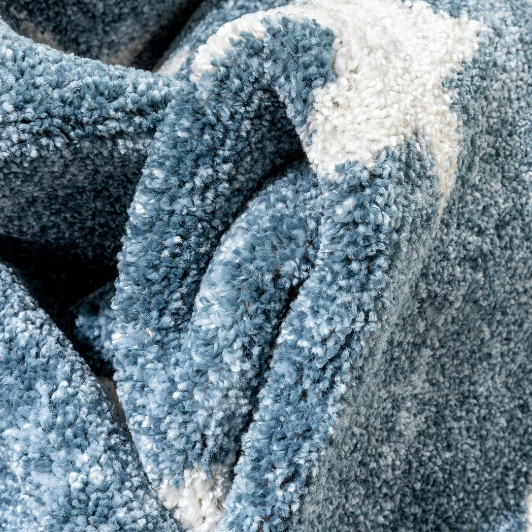 Well Woven Vintage Stars Modern Geometric Blue Kids Rug 4 Well Woven Vintage Stars Modern Geometric Blue Kids Rug