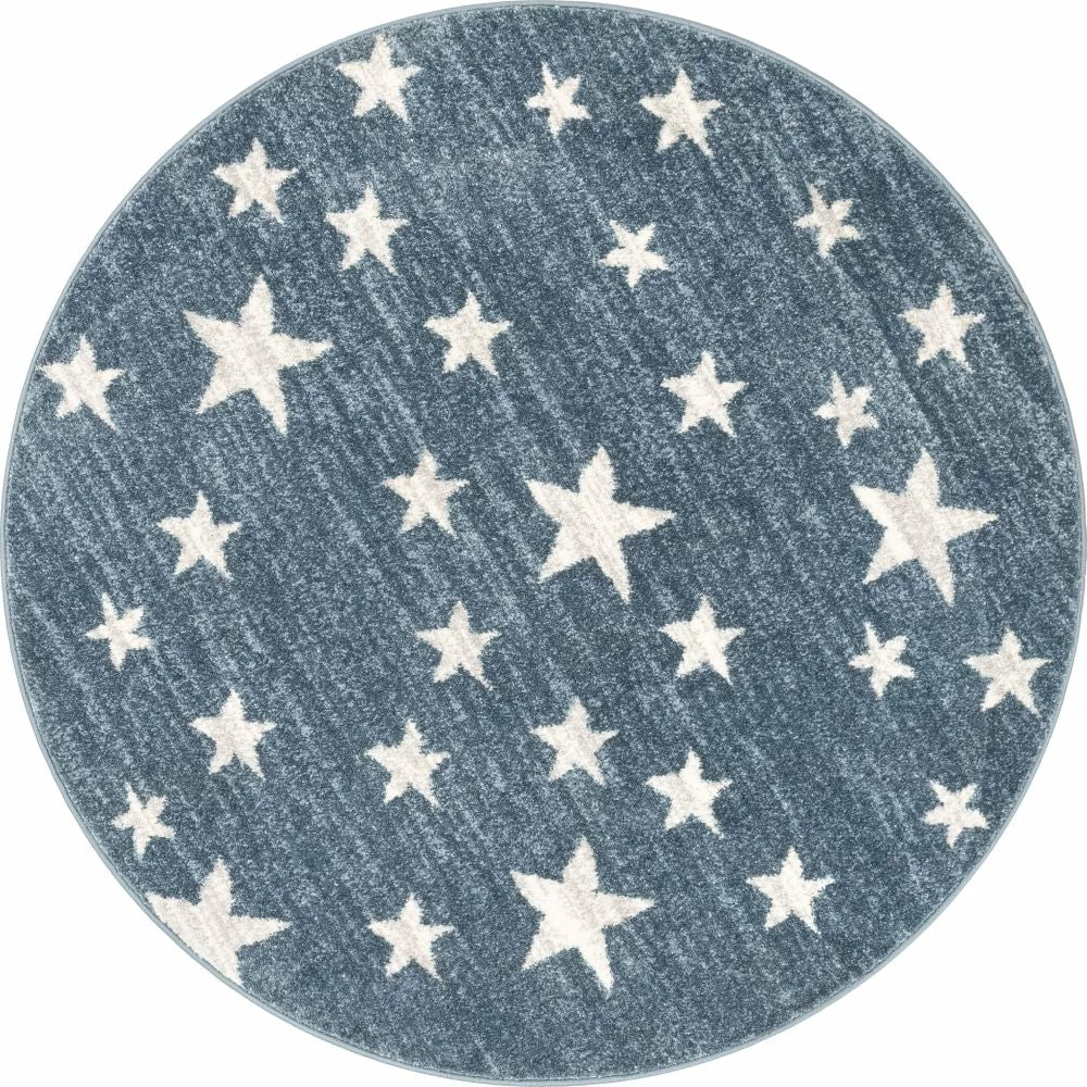 Well Woven Vintage Stars Modern Geometric Blue Kids Rug 20 Well Woven Vintage Stars Modern Geometric Blue Kids Rug
