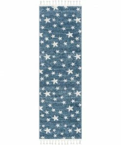 Well Woven Vintage Stars Modern Geometric Blue Kids Rug 38 Well Woven Vintage Stars Modern Geometric Blue Kids Rug