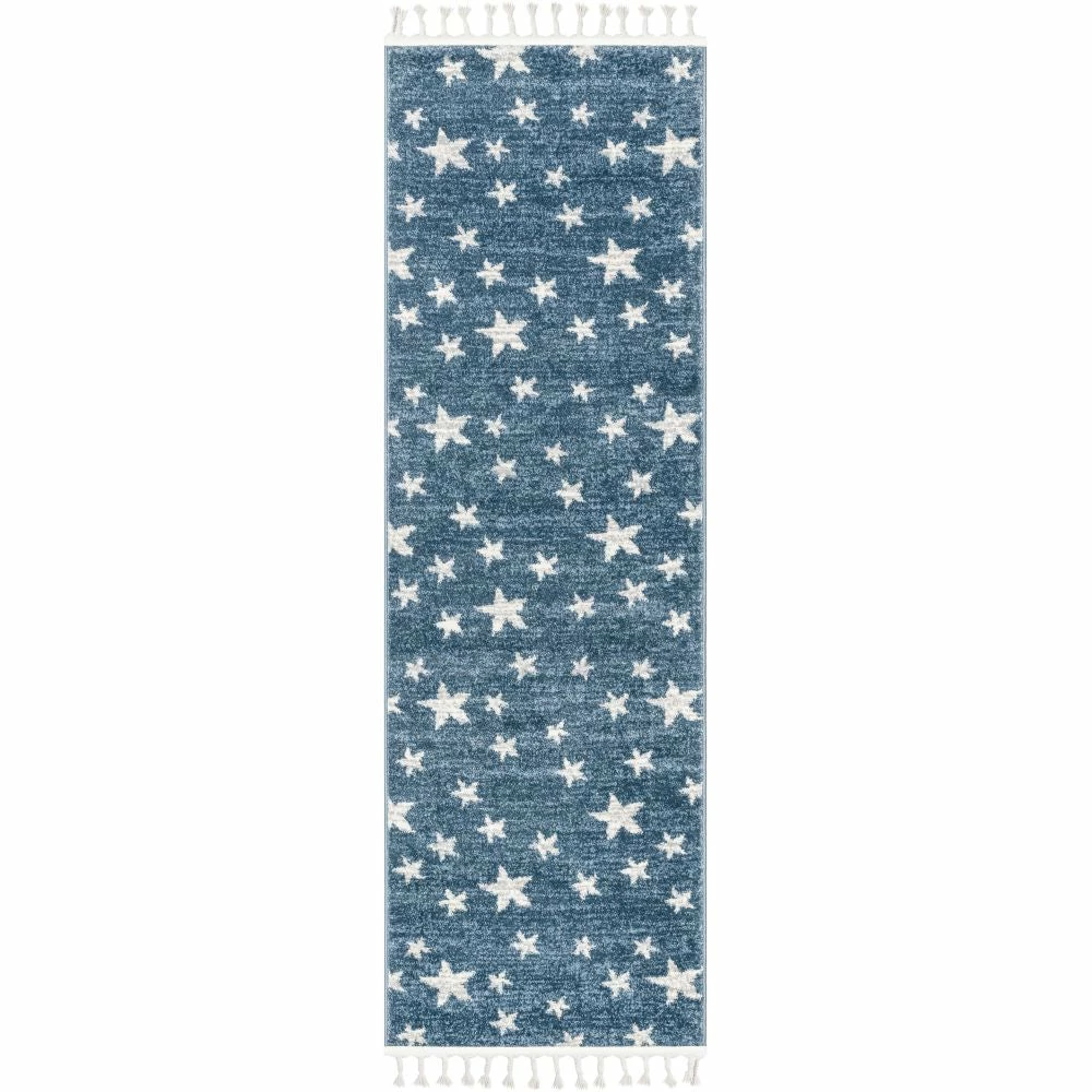 Well Woven Vintage Stars Modern Geometric Blue Kids Rug 18 Well Woven Vintage Stars Modern Geometric Blue Kids Rug