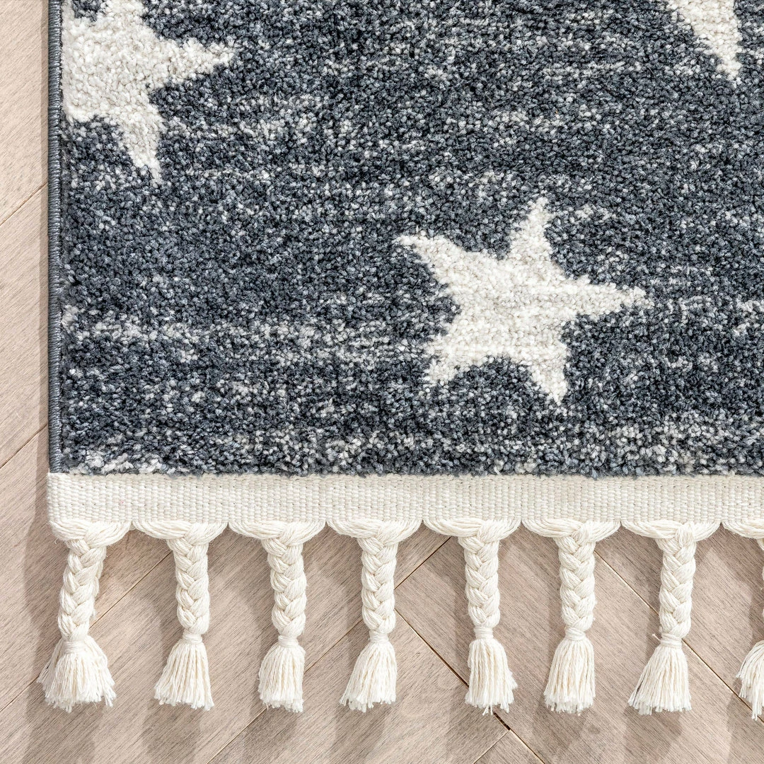 Well Woven Vintage Stars Modern Geometric Grey Kids Rug 5 Well Woven Vintage Stars Modern Geometric Grey Kids Rug