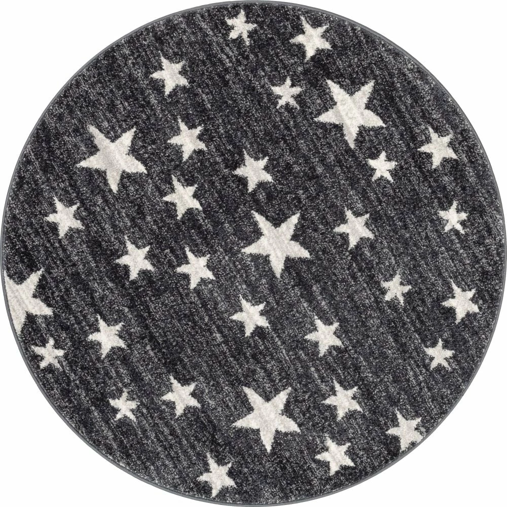 Well Woven Vintage Stars Modern Geometric Grey Kids Rug 15 Well Woven Vintage Stars Modern Geometric Grey Kids Rug