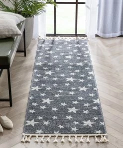 Well Woven Vintage Stars Modern Geometric Grey Kids Rug 28 Well Woven Vintage Stars Modern Geometric Grey Kids Rug
