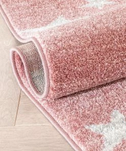 Well Woven Stars Modern Geometric Pink Kids Rug Vintage 21 Well Woven Stars Modern Geometric Pink Kids Rug Vintage