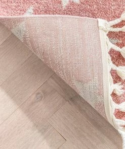 Well Woven Stars Modern Geometric Pink Kids Rug Vintage 19 Well Woven Stars Modern Geometric Pink Kids Rug Vintage
