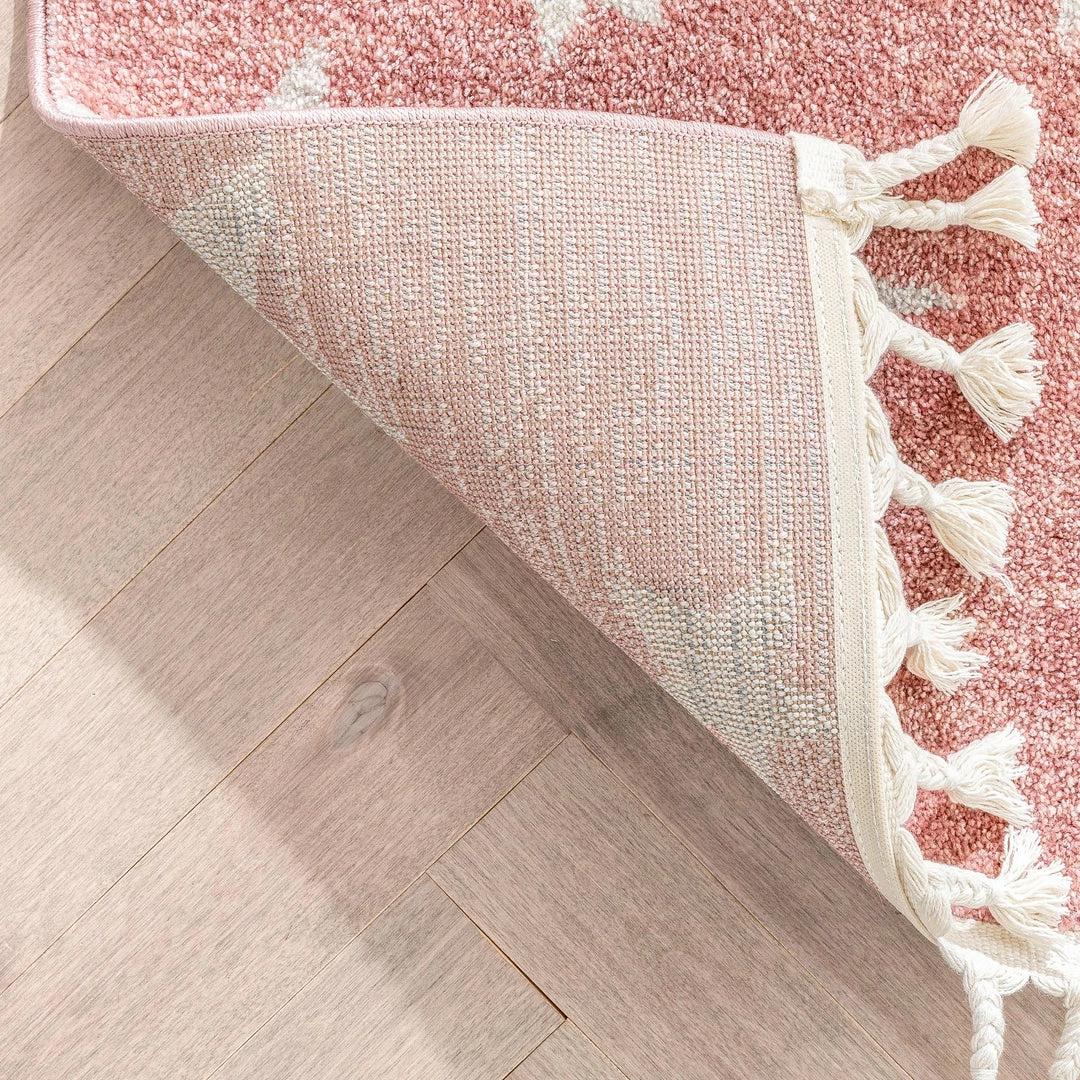 Well Woven Stars Modern Geometric Pink Kids Rug Vintage 5 Well Woven Stars Modern Geometric Pink Kids Rug Vintage